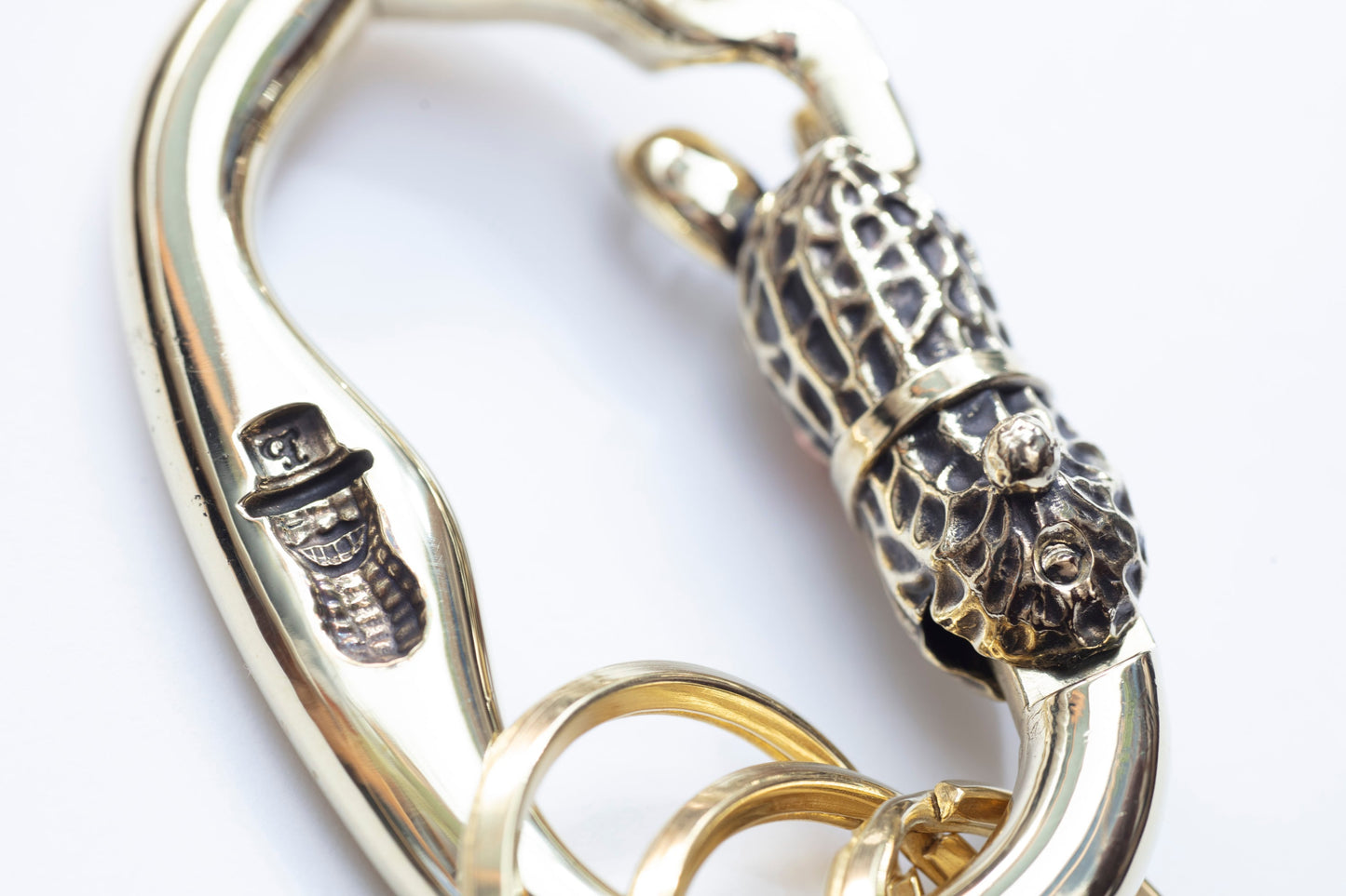 Peanuts&Co. CARABINER BUNNY PEANUTS brass x copper