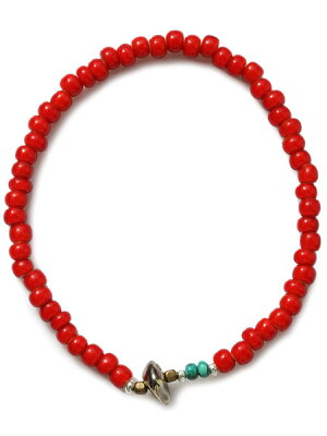 SunKu 39 White Heart Beads Anklet (L beads) SK-077