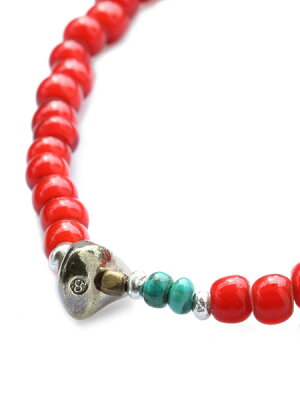 SunKu 39 White Heart Beads Anklet (L beads) SK-077