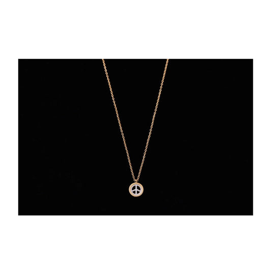 Porter Classic PEACE SHELL GOLD NECKLACE