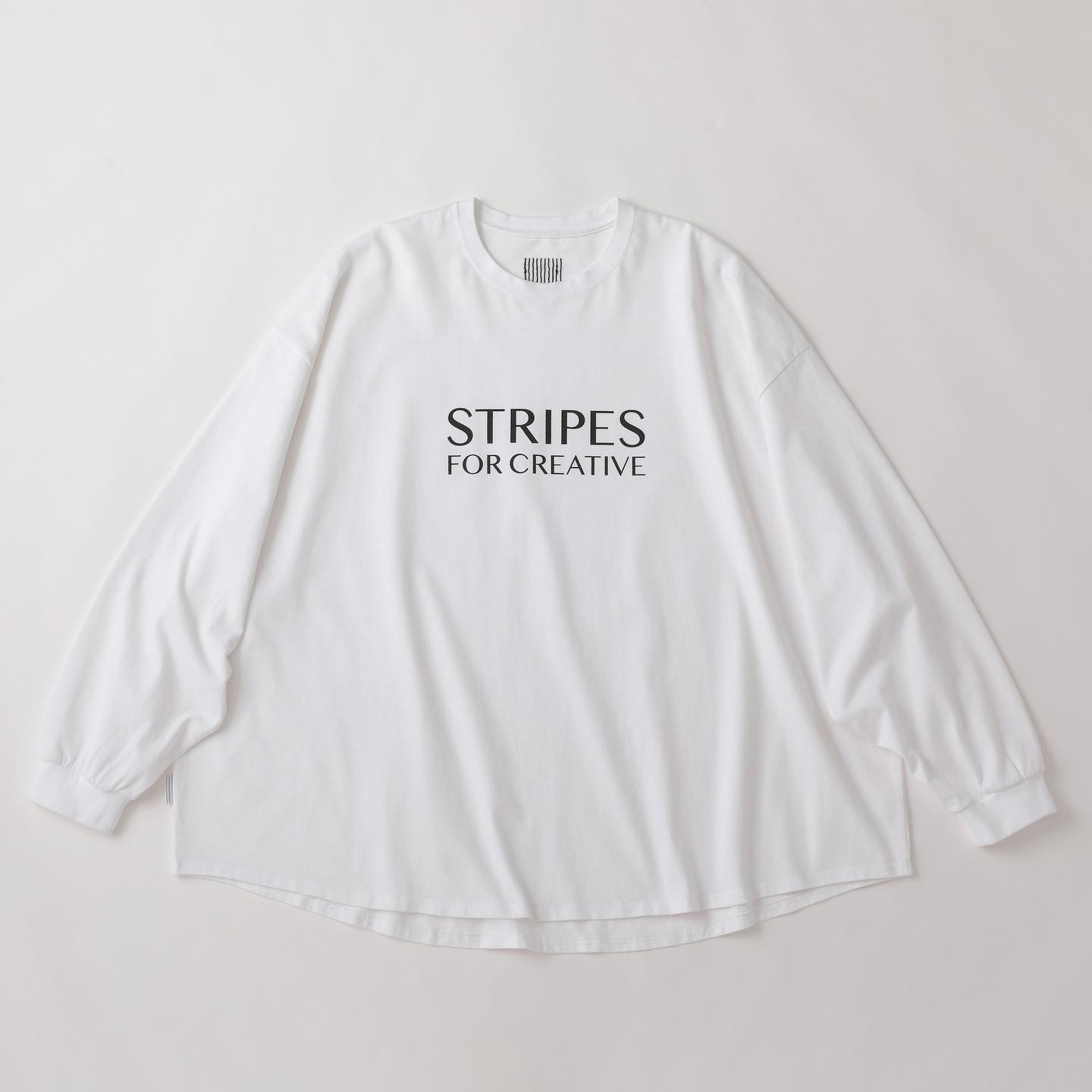 STRIPES FOR CREATIVE SUPER BIG ROUND LS TEE