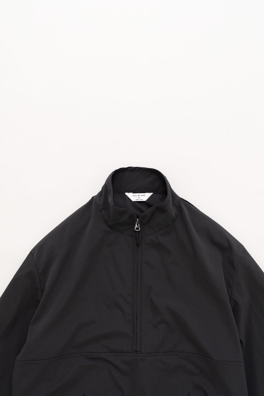 STILL BY HAND Half Zip Blouson