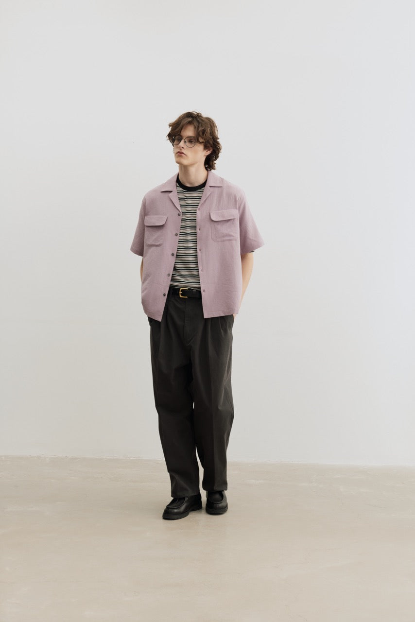 Burcs Tencel Stripe Crewneck Tee