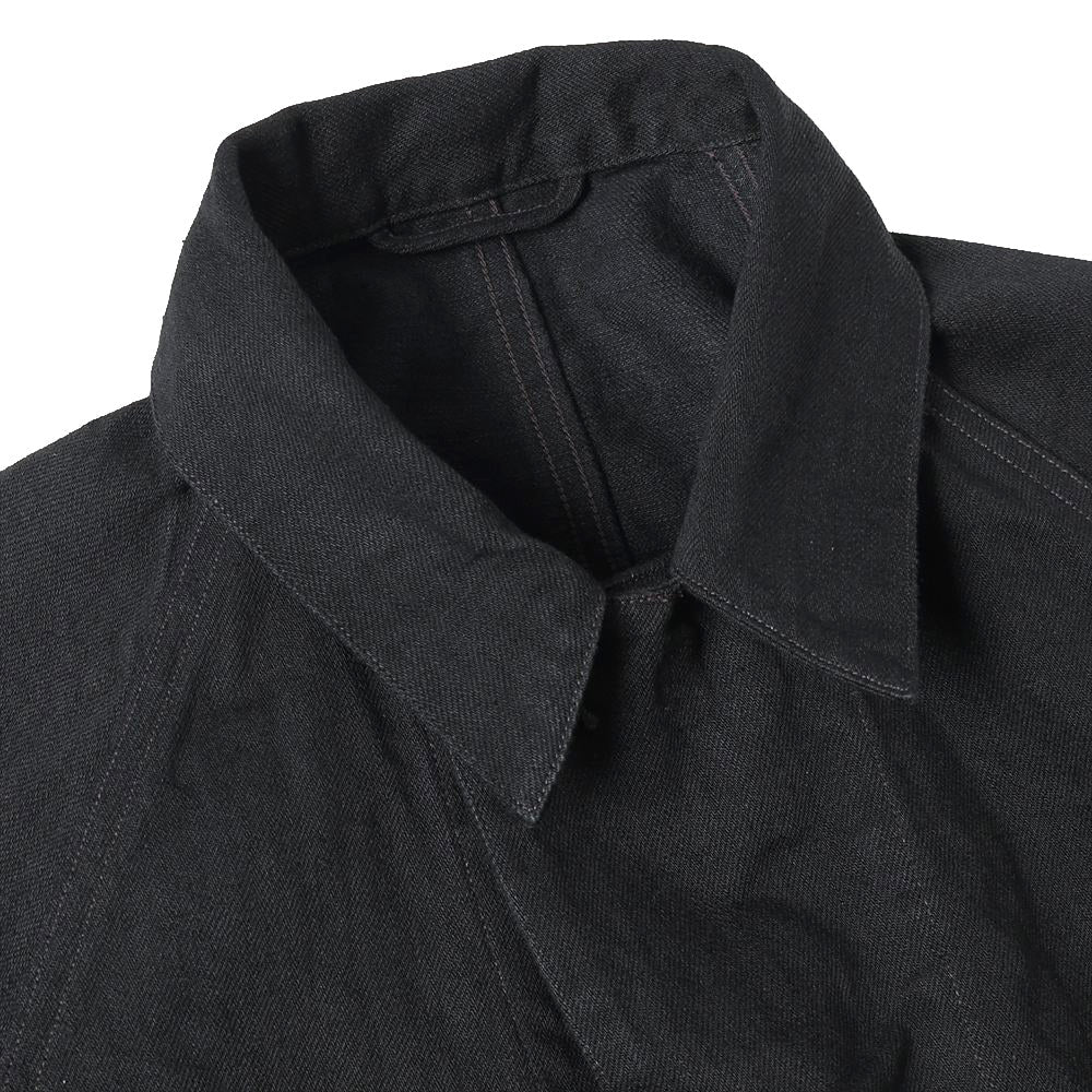 COMOLI Black Denim Work Jacket
