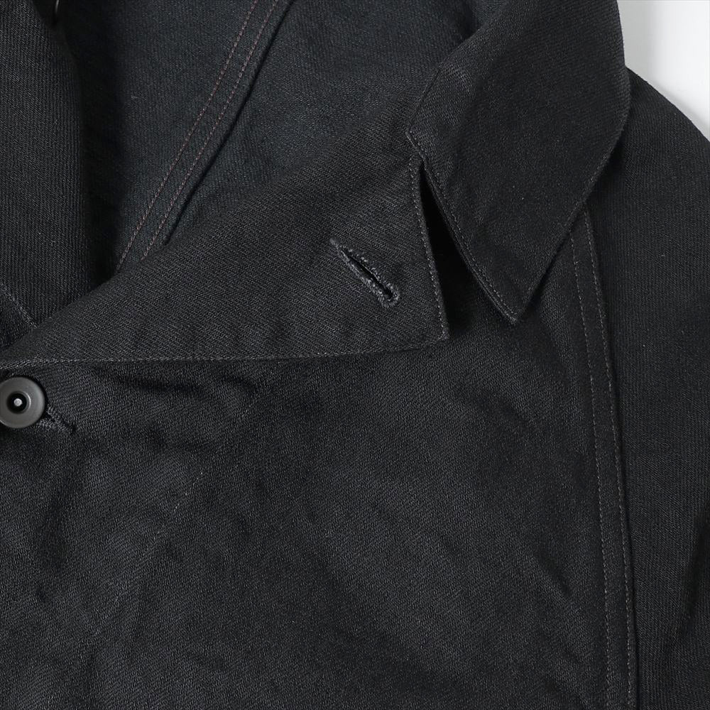 COMOLI Black Denim Work Jacket