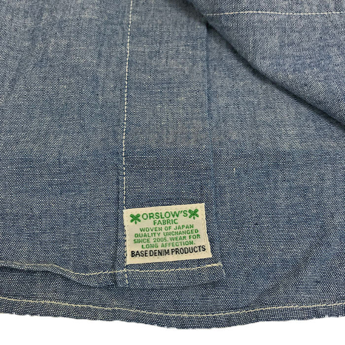 orSlow CHAMBRAY BUTTON DOWN SHIRT original chambray