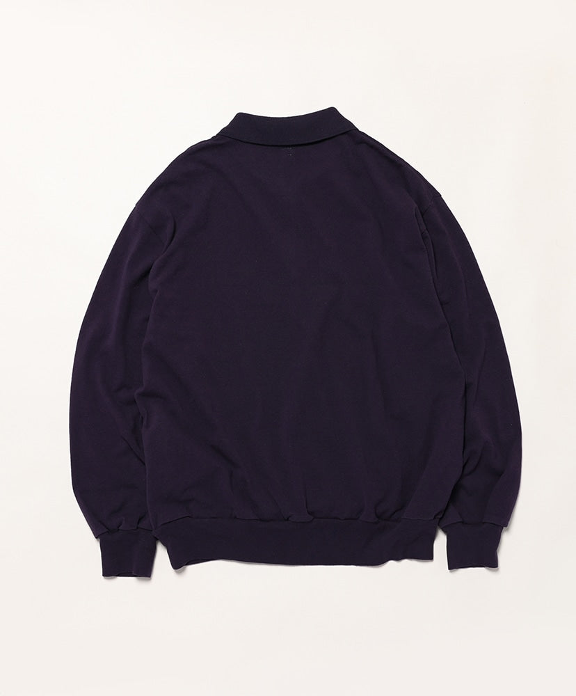 blurhms Co/Silk Nep Harf-Zip Shirt