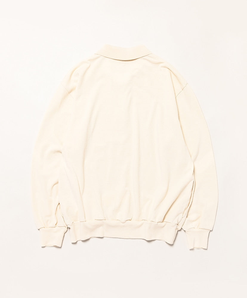 blurhms Co/Silk Nep Harf-Zip Shirt