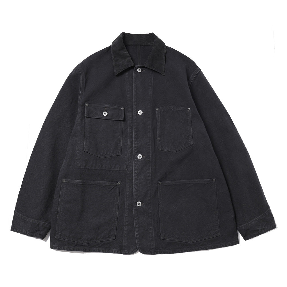 A.PRESSE Vintage Silk Hemp Coverall Jacket