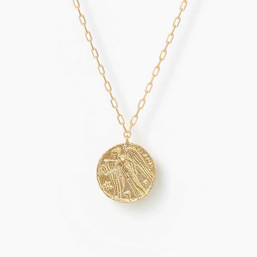 MARIHA Ancient Memories Necklace Athena/Angel (gold colored)