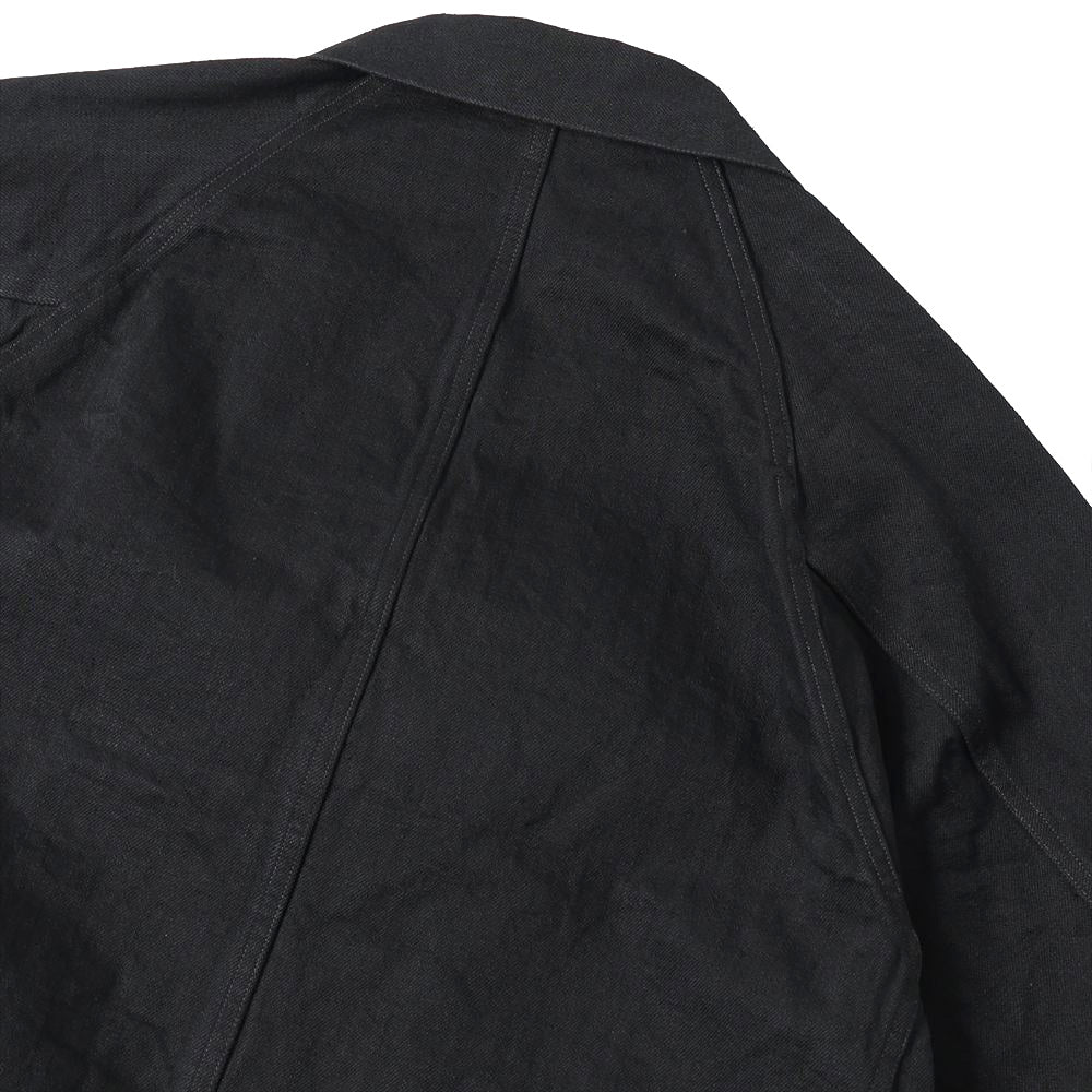 COMOLI Black Denim Work Jacket