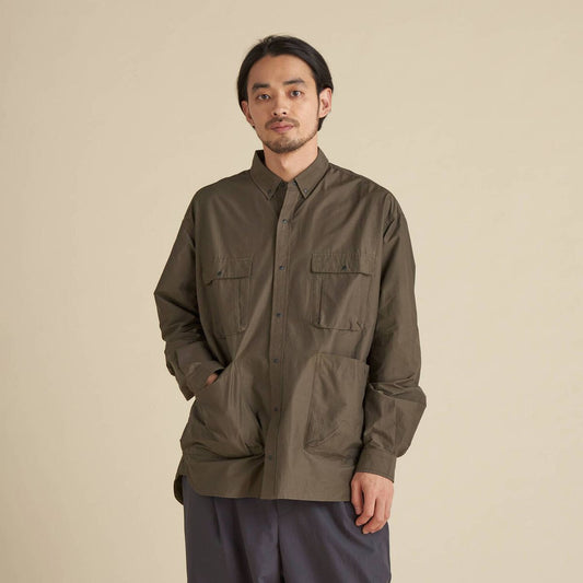 NANGA C/N RIPSTOP CAMP SHIRT