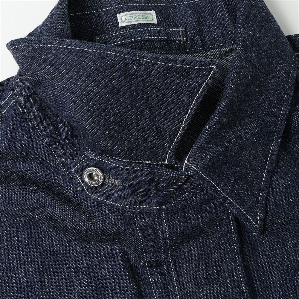 A.PRESSE Royal Canadian Navy Denim Work Jacket