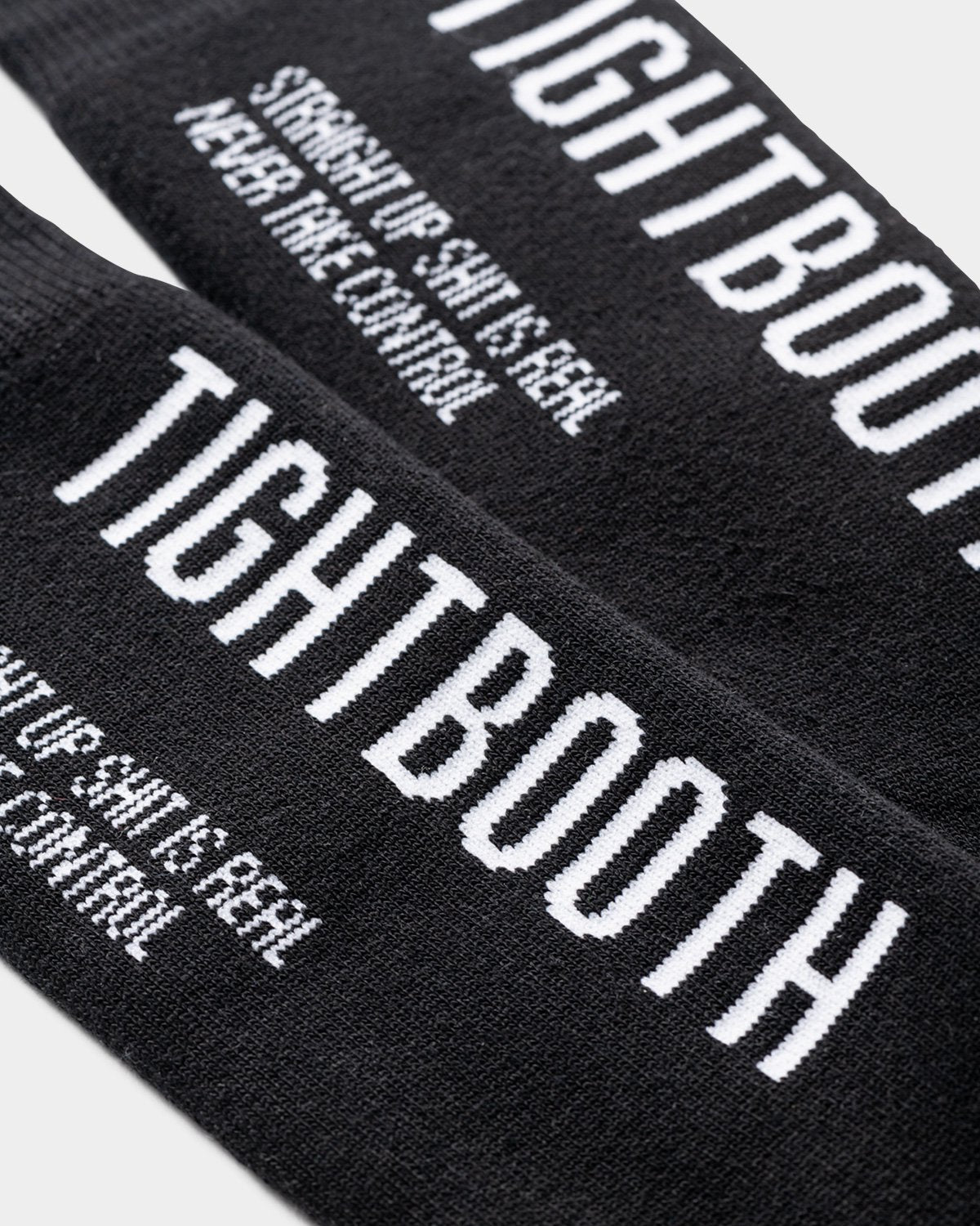 TIGHTBOOTH LABEL LOGO HIGH SOCKS