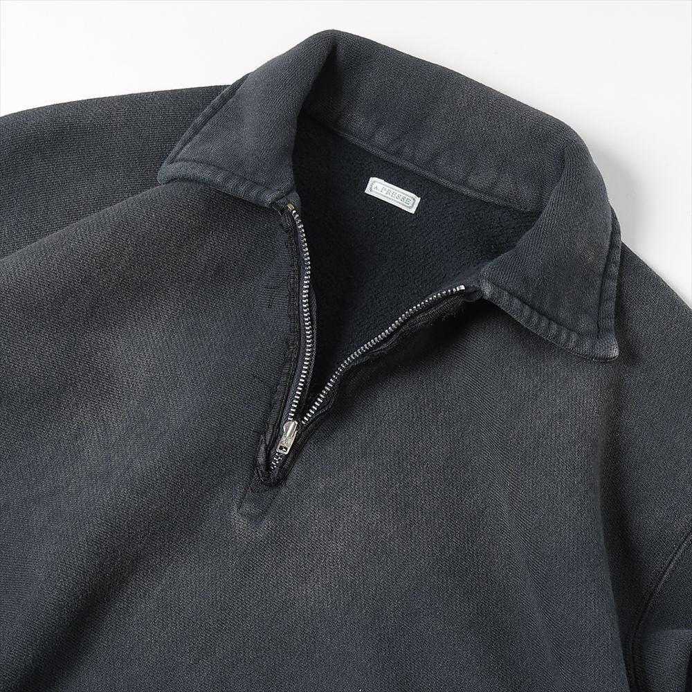 A.PRESSE Vintage Half Zip Sweatshirt