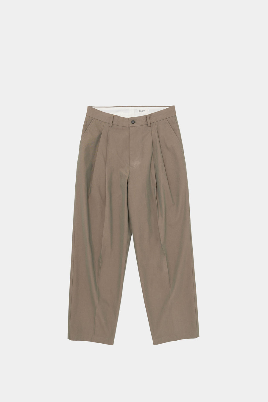 STILL BY HAND Deep Tuck Pressed Pants