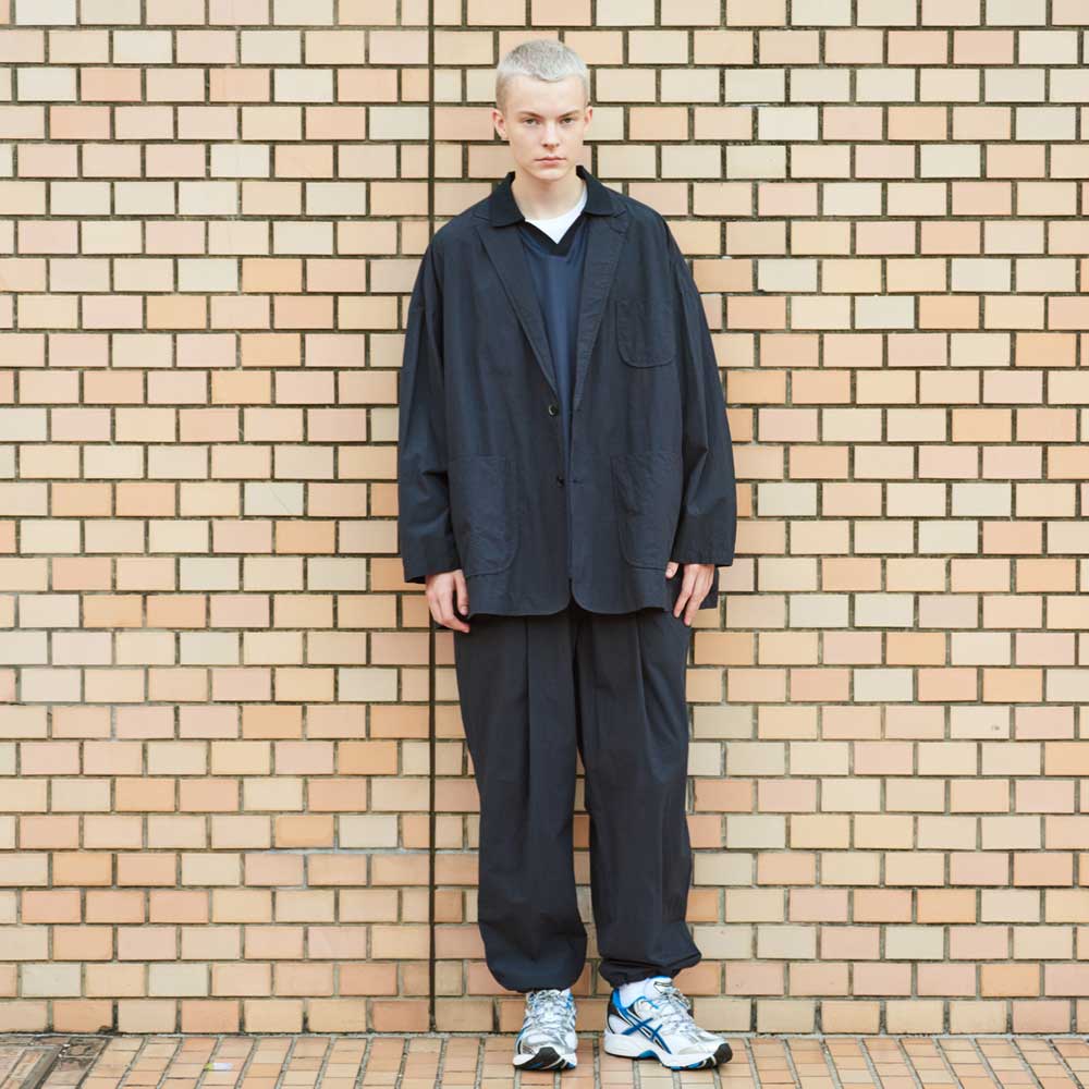 S.F.C (STRIPES FOR CREATIVE) WIDE TAPERED EASY PANTS