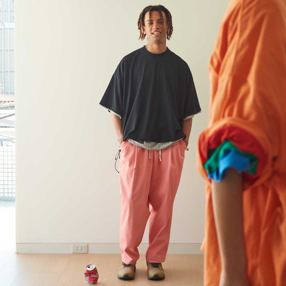 S.F.C (STRIPES FOR CREATIVE) SUPER BIG TEE W DRAWSTRINGS