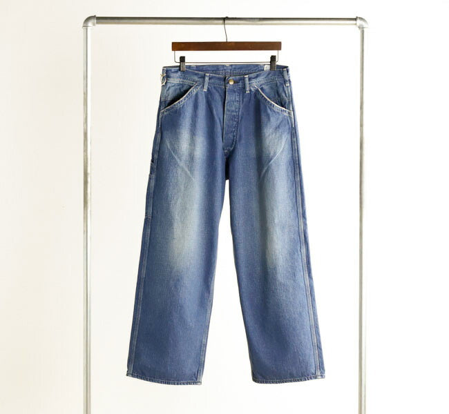 orSlow WIDE FIT 30'S PAINTER PANTS DENIM USED