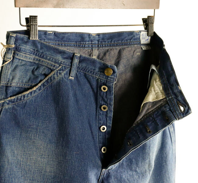 orSlow WIDE FIT 30'S PAINTER PANTS DENIM USED
