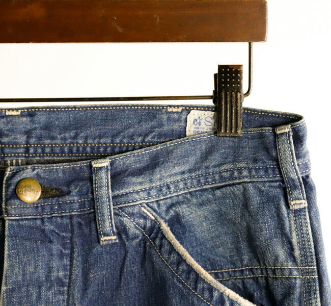 orSlow WIDE FIT 30'S PAINTER PANTS DENIM USED