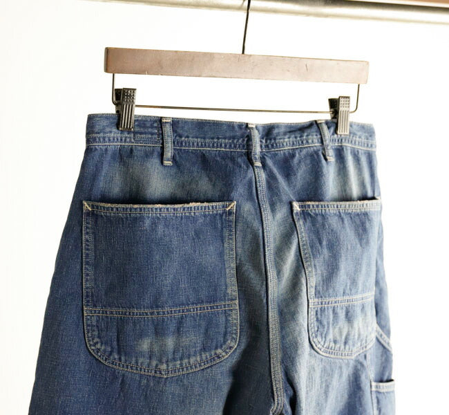 orSlow WIDE FIT 30'S PAINTER PANTS DENIM USED