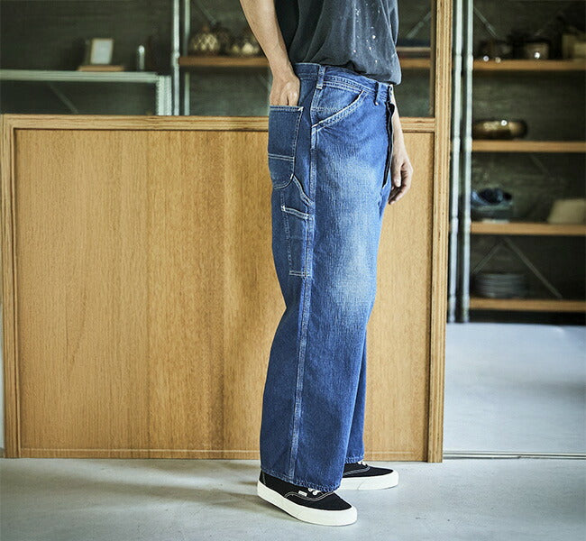 orSlow WIDE FIT 30'S PAINTER PANTS DENIM USED