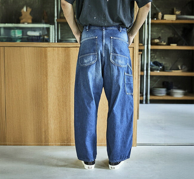 orSlow WIDE FIT 30'S PAINTER PANTS DENIM USED