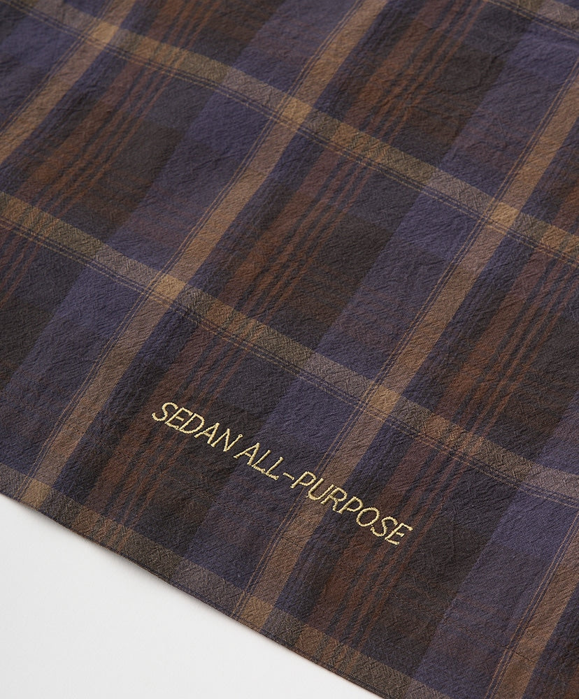 SEDAN ALL-PURPOSE Plaid Hooded Shirt