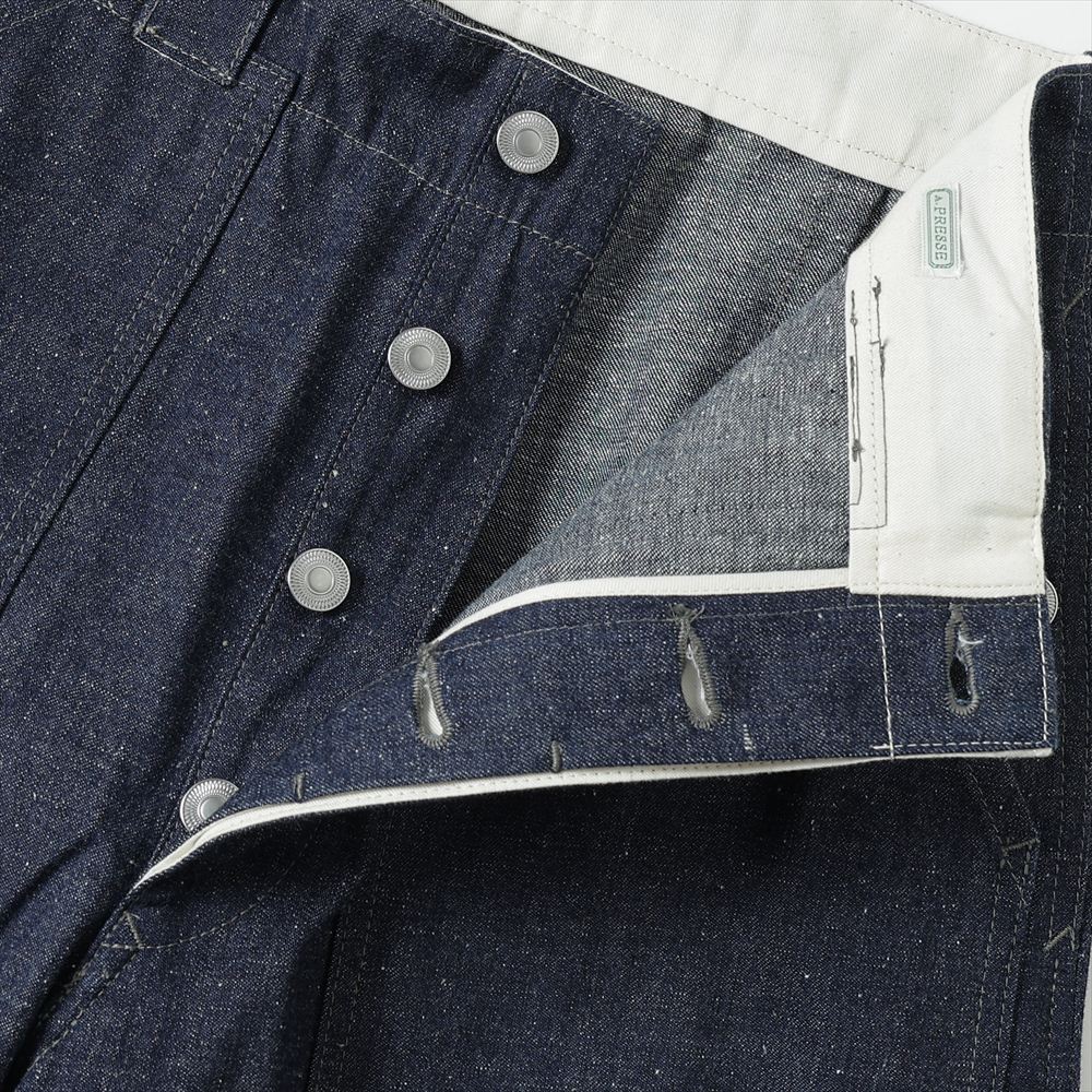 A.PRESSE Swiss Army Denim Work Trousers