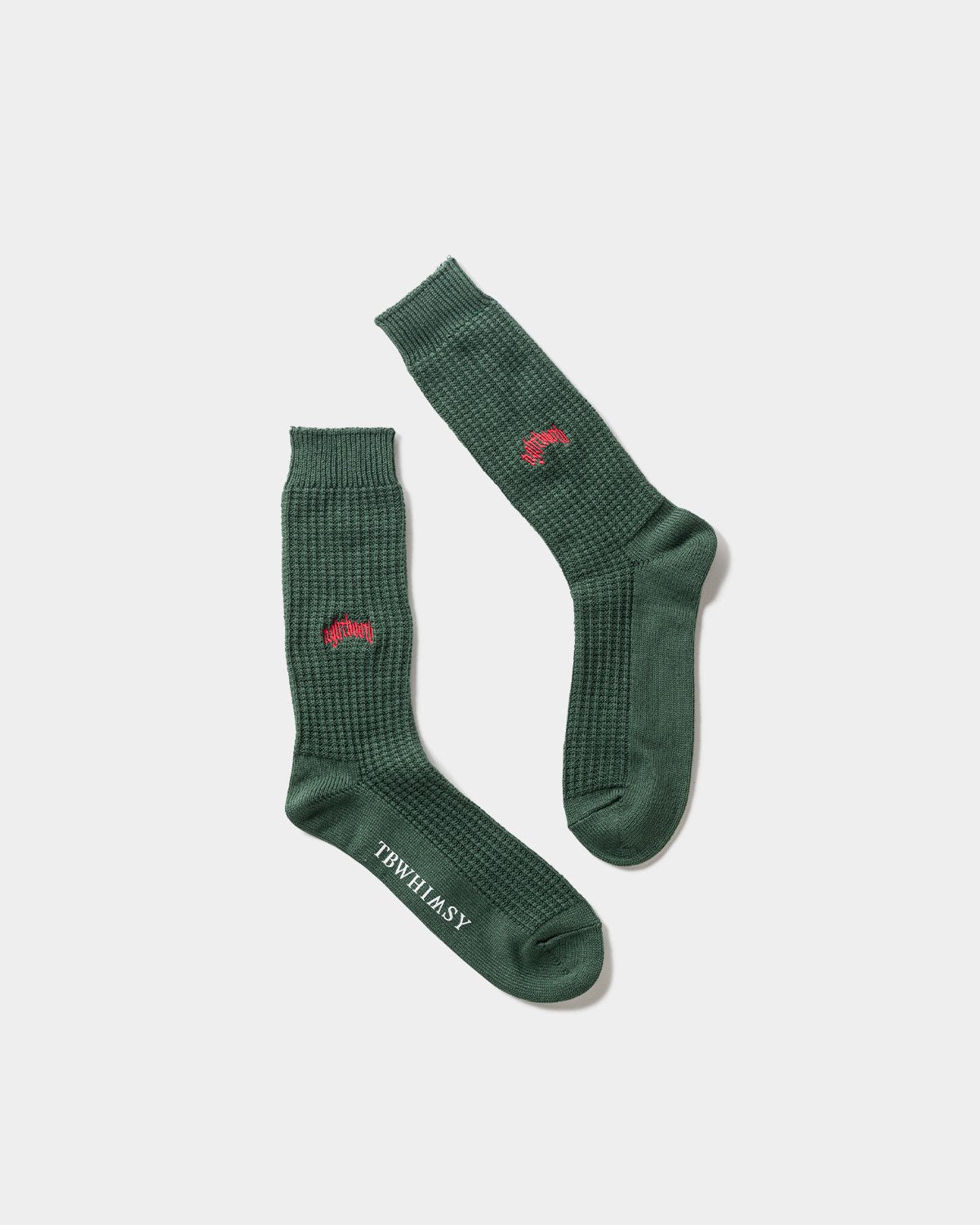 TIGHTBOOTH COLLEGE WAFFLE SOCKS