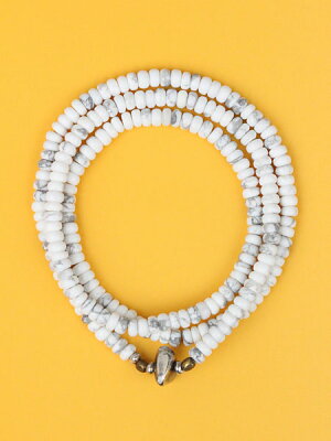 SunKu 39 Howlite Beads Necklace & Bracelet SK-070