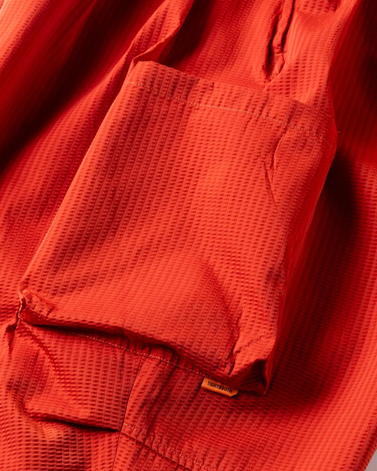 TIGHTBOOTH SEERSUCKER CROPPED CARGO PANTS