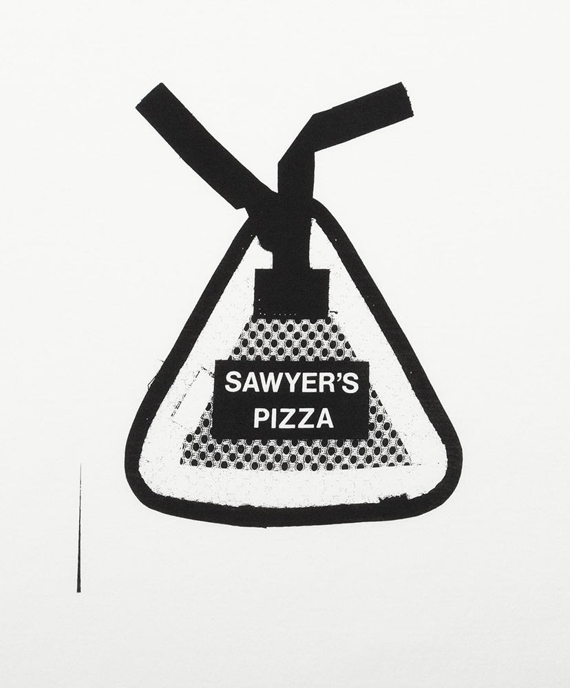 TACOMA FUJI RECORDS SAWYER'S PIZZA T-SHIRT