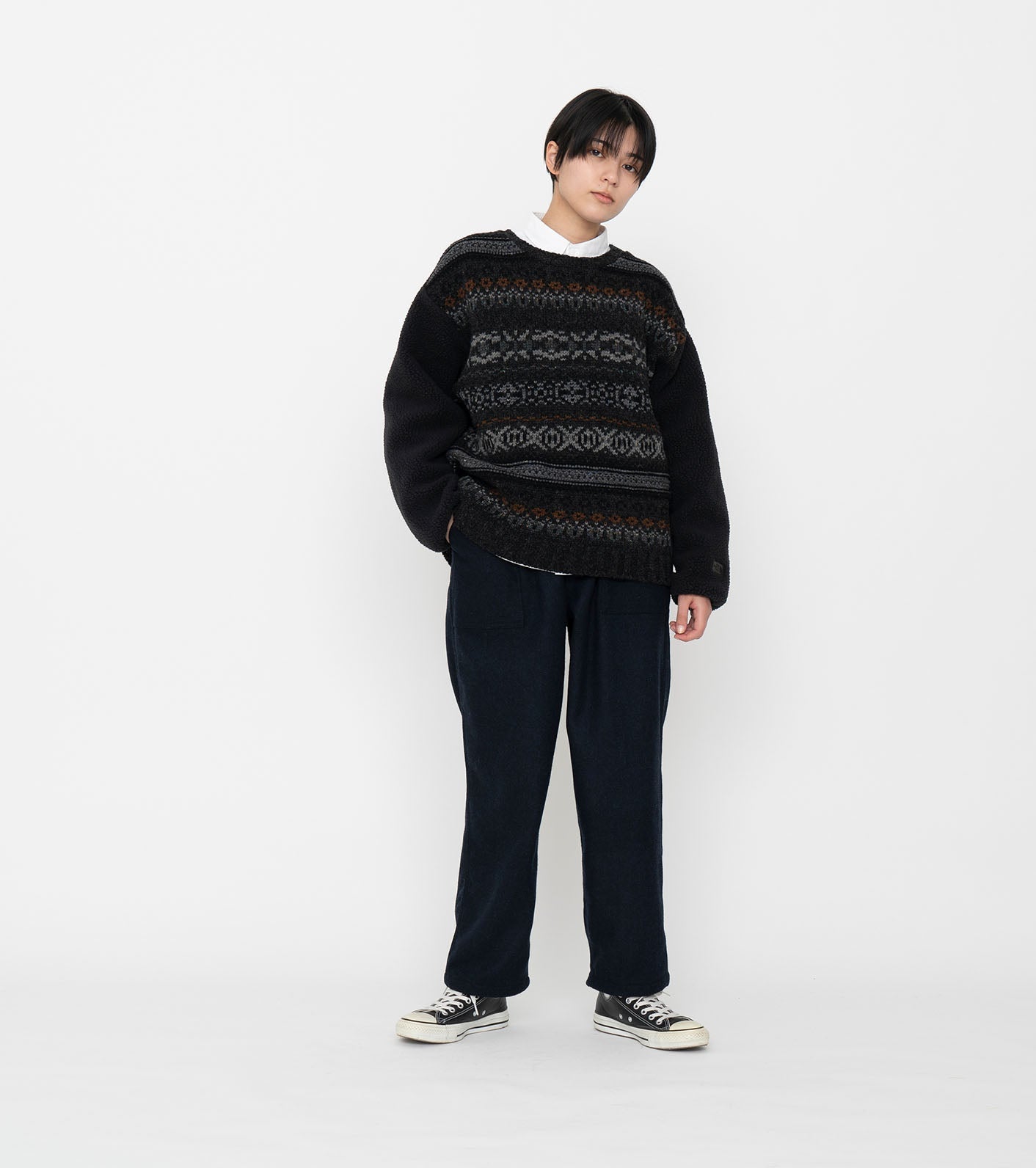 THE NORTH FACE PURPLE LABEL Field Crew Neck Sweater