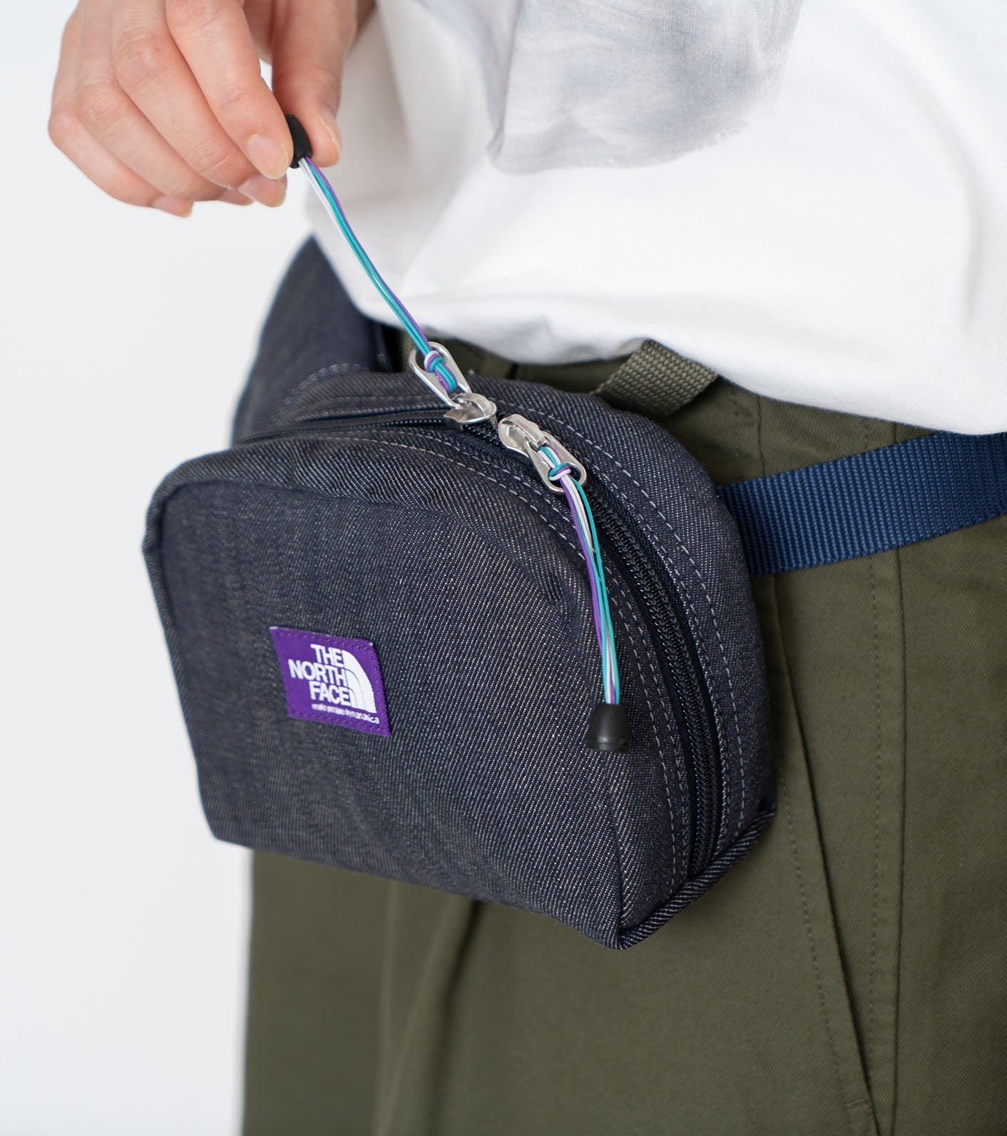 THE NORTH FACE PURPLE LABEL Denim Stroll Belt Bag