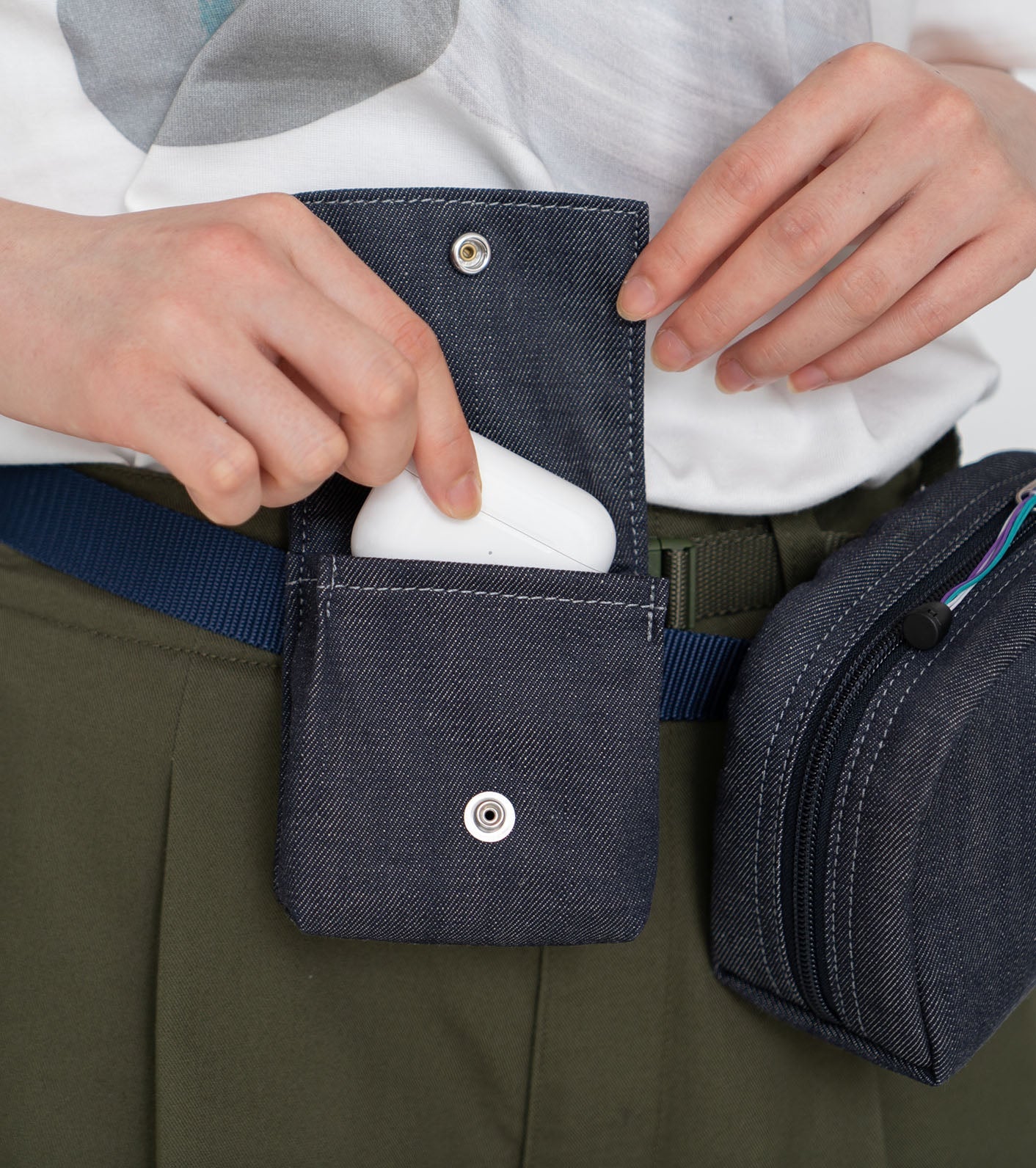 THE NORTH FACE PURPLE LABEL Denim Stroll Belt Bag