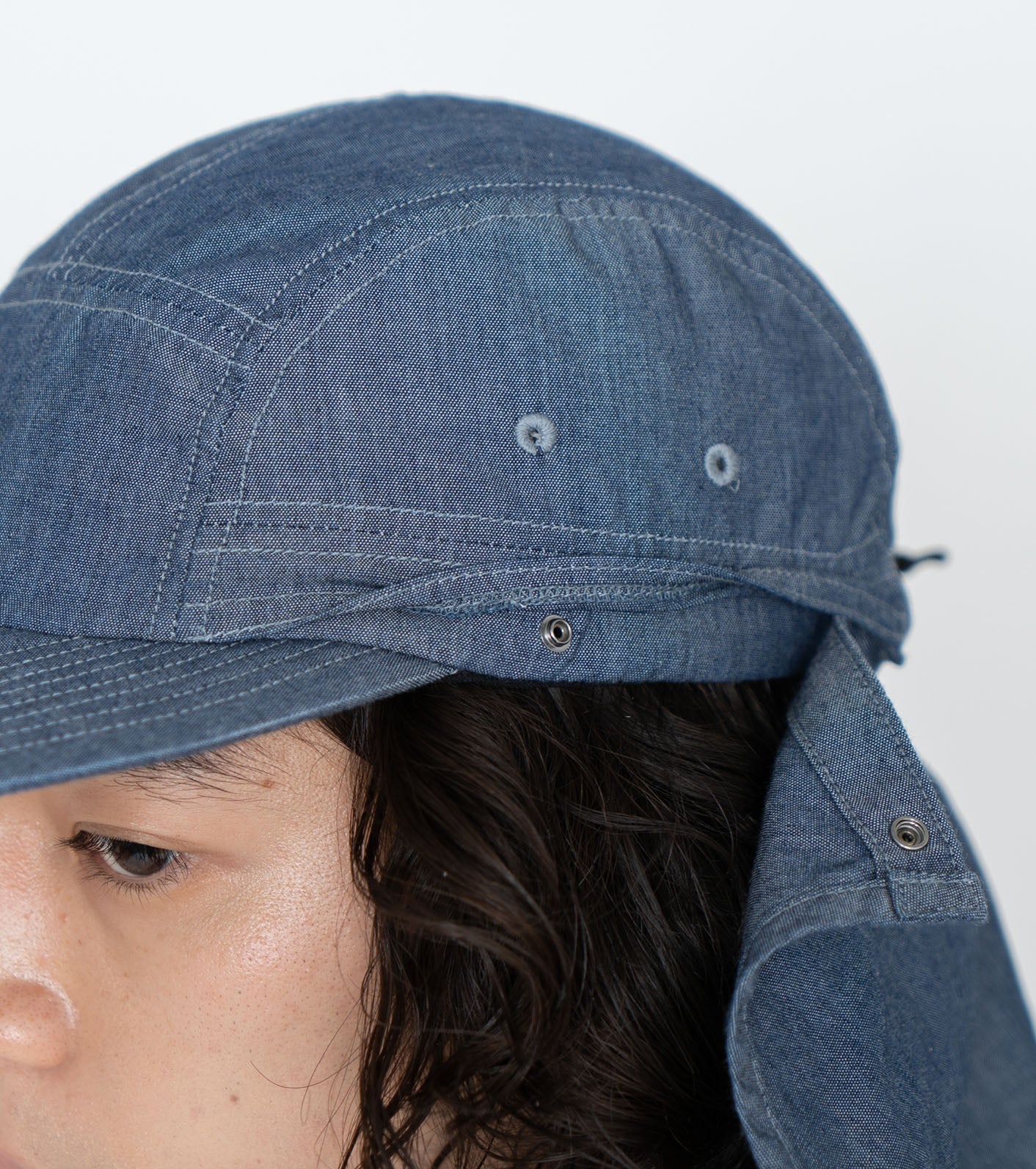 THE NORTH FACE PURPLE LABEL Indigo Chambray Field Cap