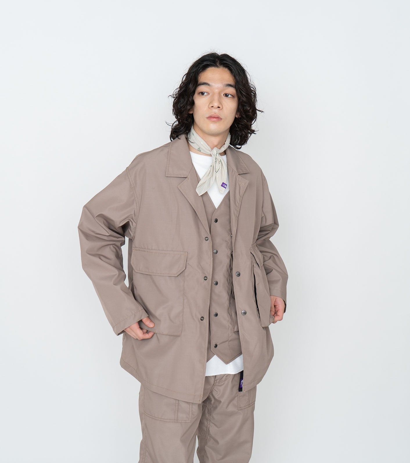 THE NORTH FACE PURPLE LABEL Polyester Wool Ripstop Trail Jacket