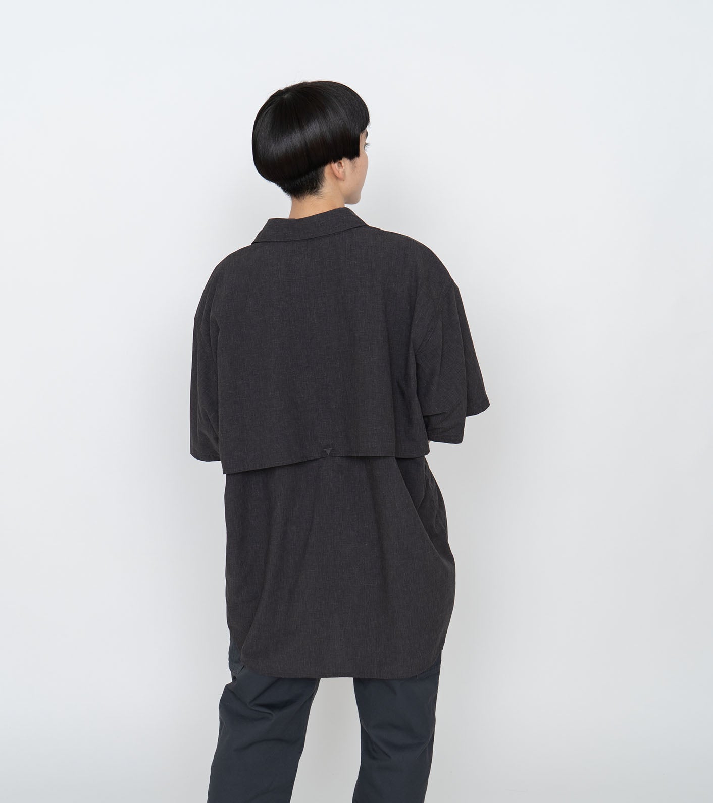 THE NORTH FACE PURPLE LABEL Polyester Linen Field HS Shirt