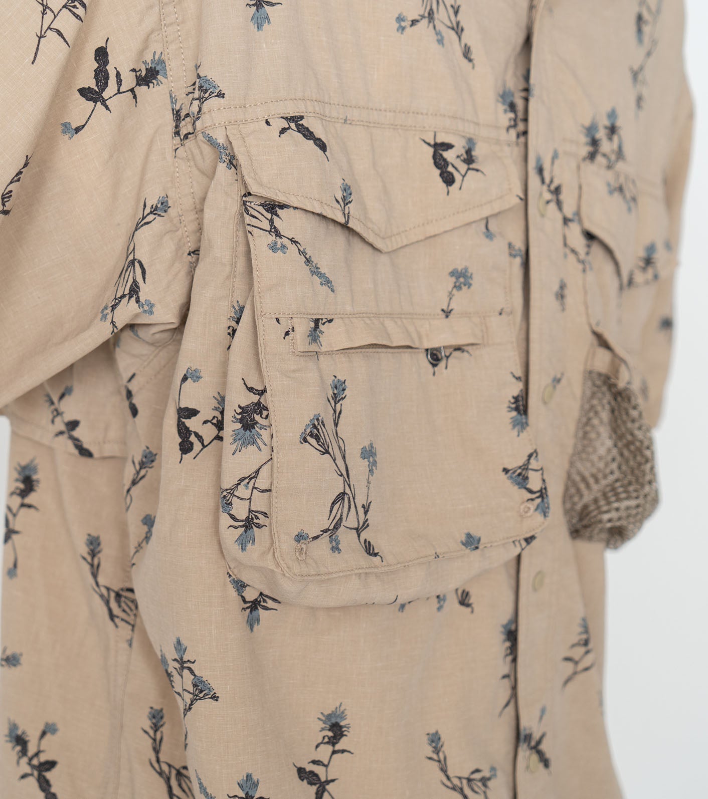 THE NORTH FACE PURPLE LABEL Polyester Linen Field H/S Shirt