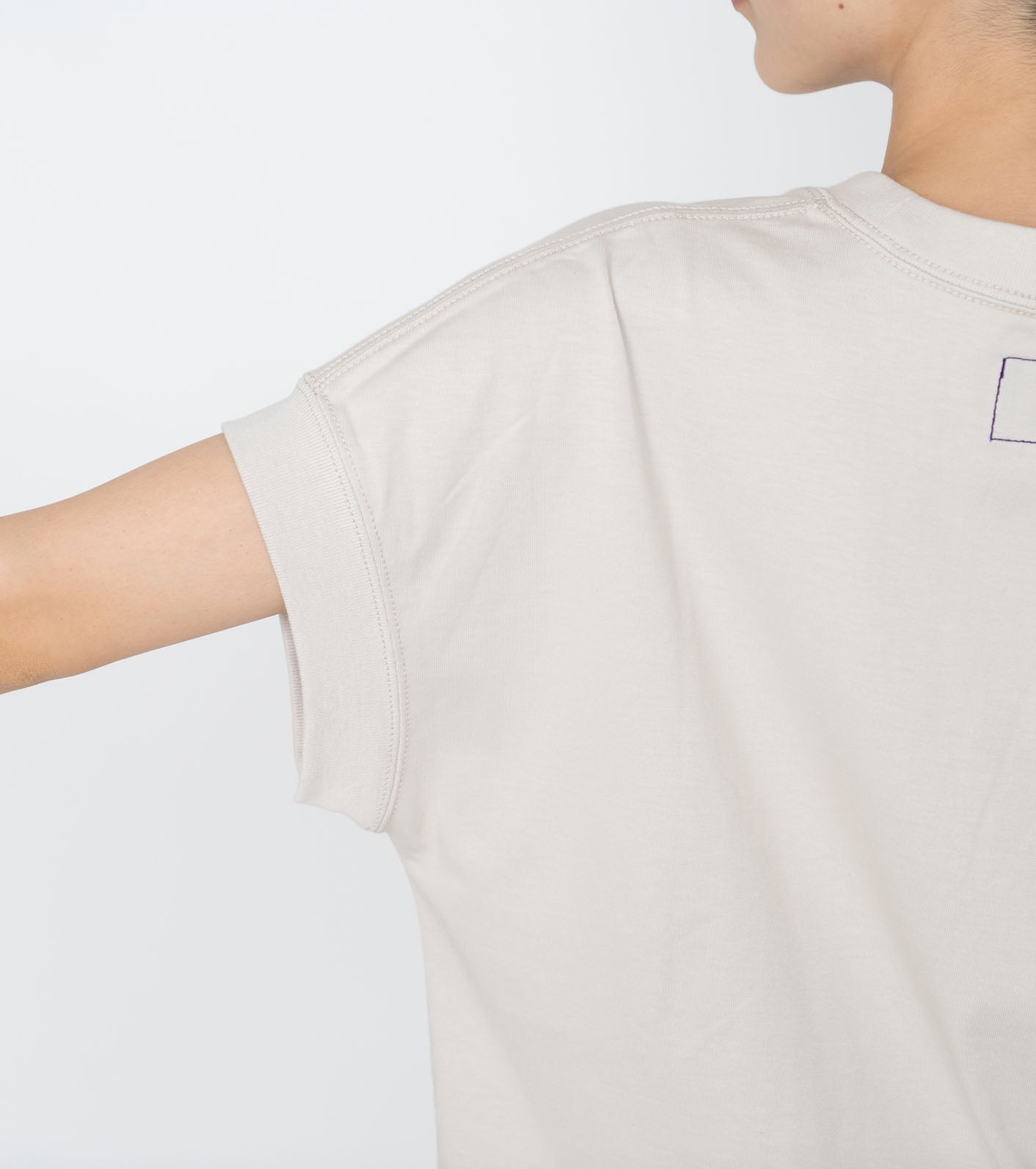 THE NORTH FACE PURPLE LABEL Cropped Sleeve Tee