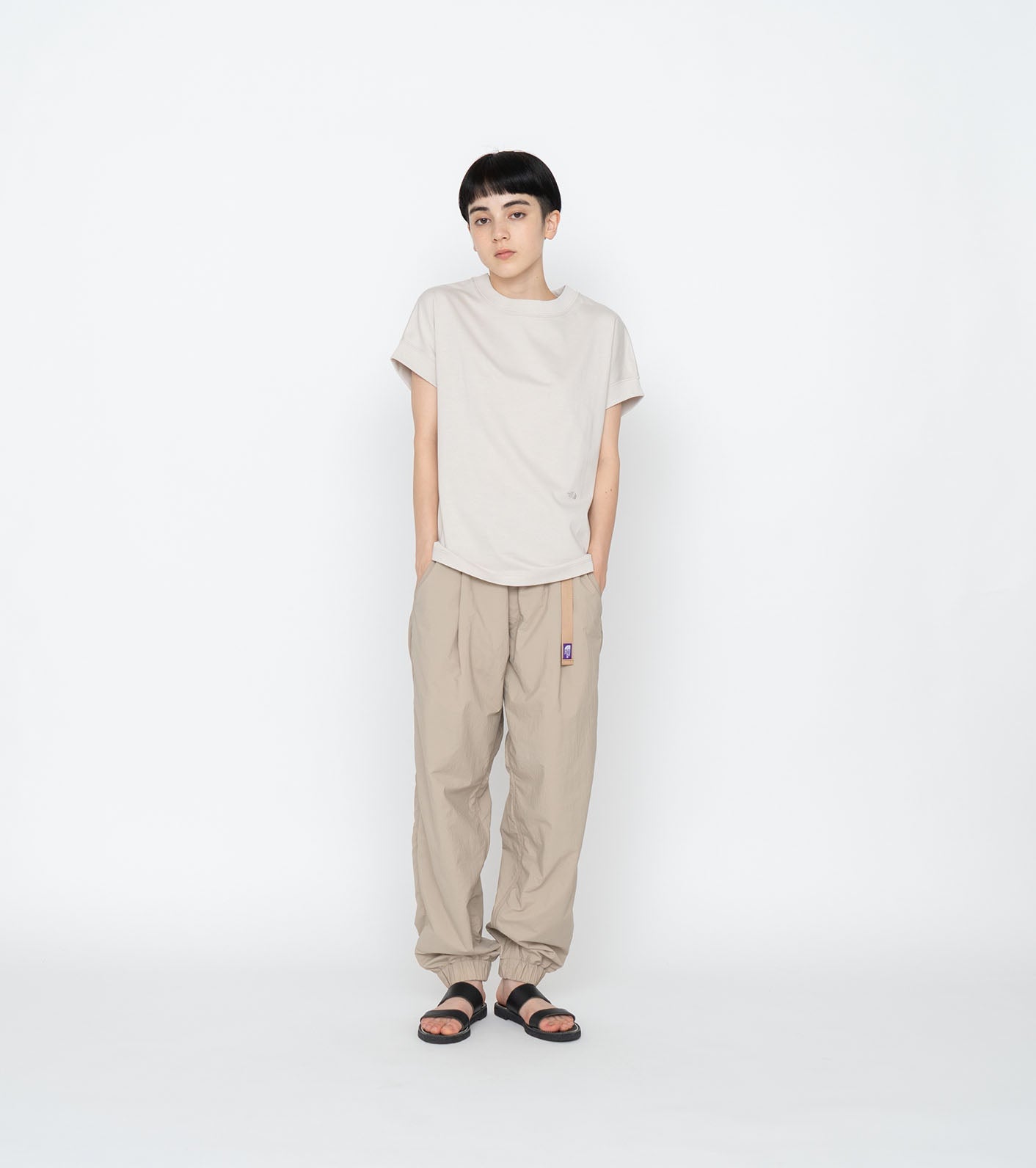 THE NORTH FACE PURPLE LABEL Cropped Sleeve Tee