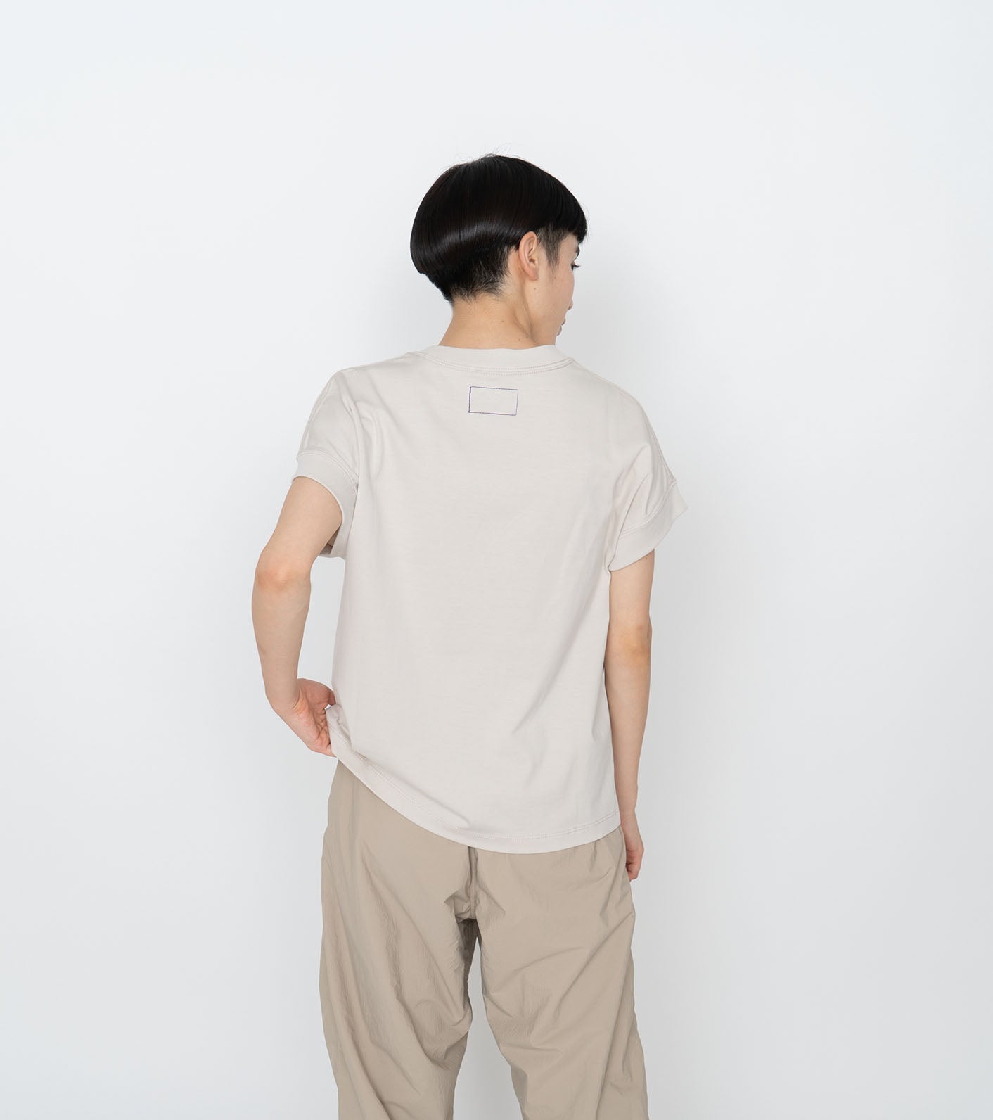 THE NORTH FACE PURPLE LABEL Cropped Sleeve Tee