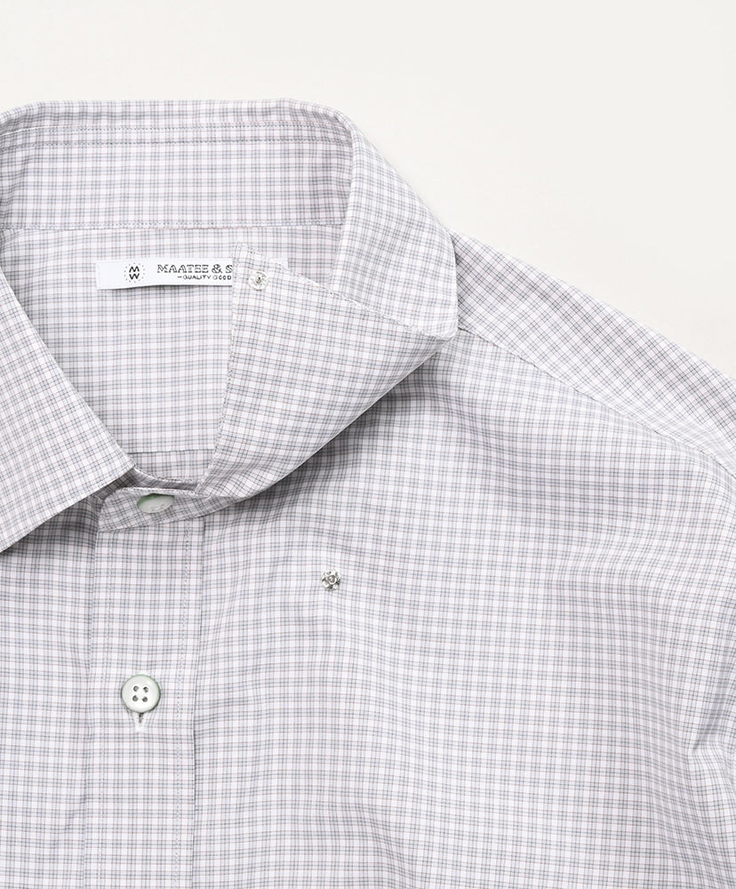MAATEE&SONS SAINT GELMAN HIDDEN BD REGULAR COLLAR SHIRTS
