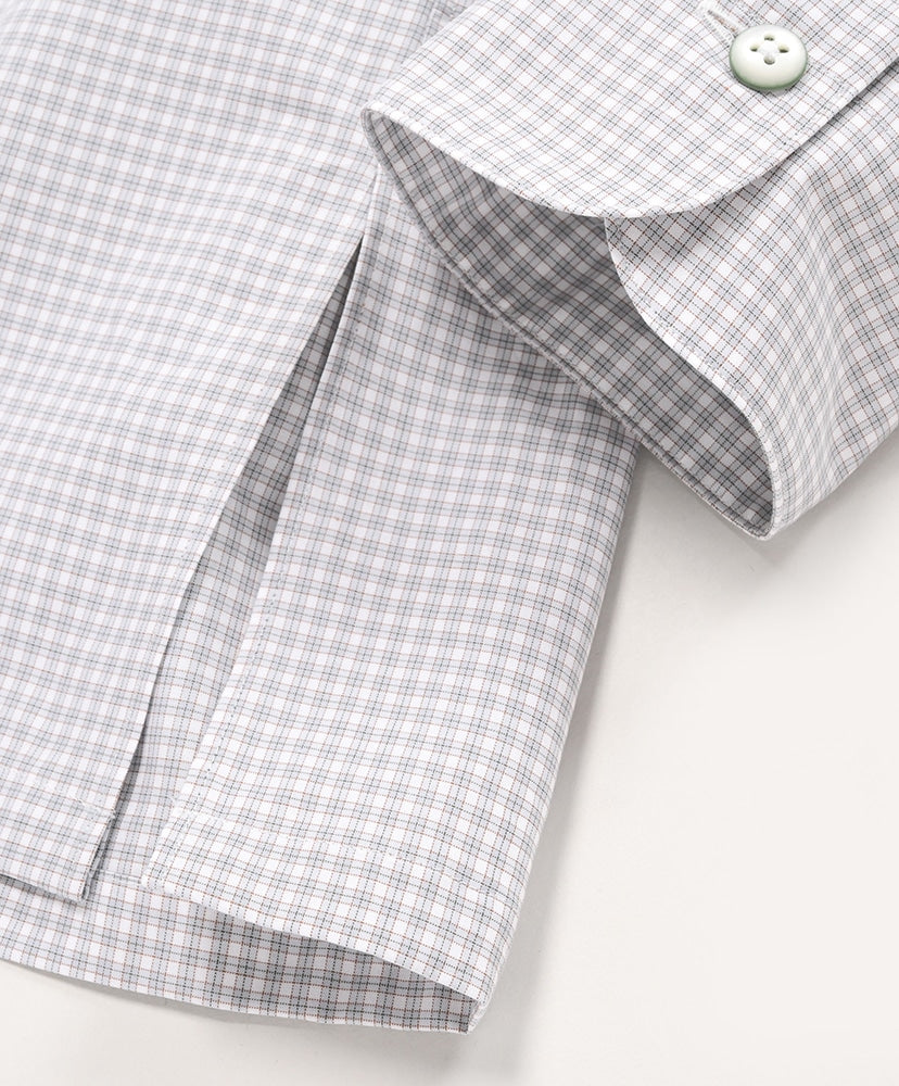 MAATEE&SONS SAINT GELMAN HIDDEN BD REGULAR COLLAR SHIRTS