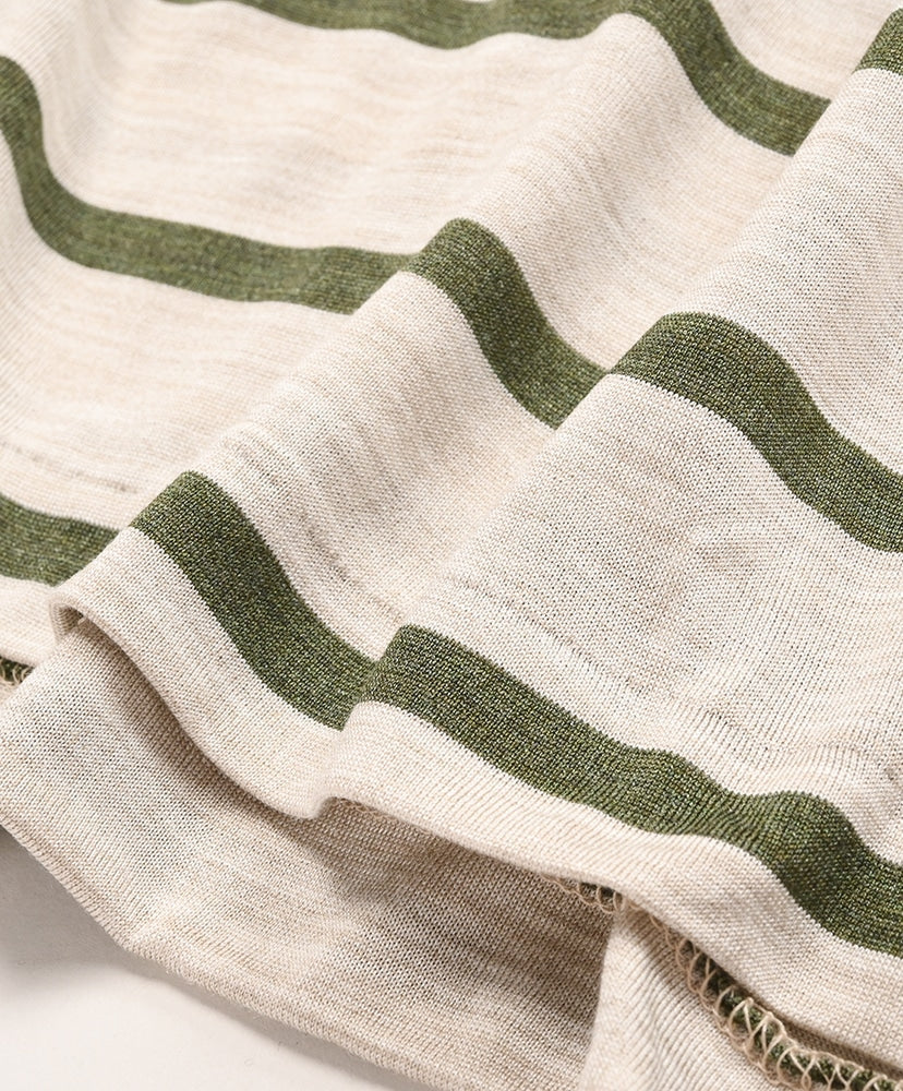 MAATEE&SONS SILK S/SLEEVE LOOSE TEE