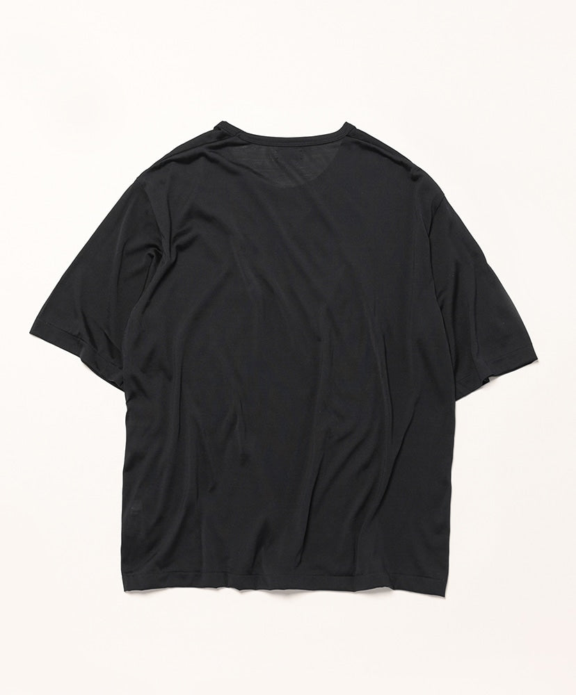 MAATEE&SONS SILK S/SLEEVE LOOSE TEE