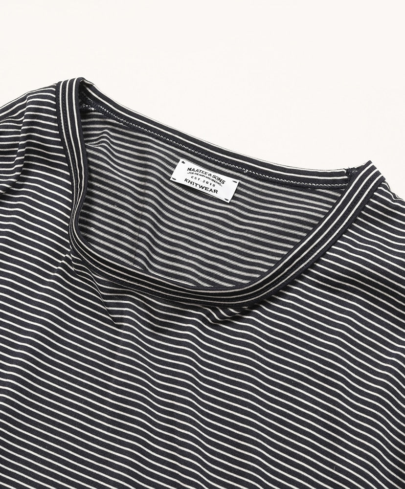 MAATEE&SONS SILK S/SLEEVE LOOSE TEE