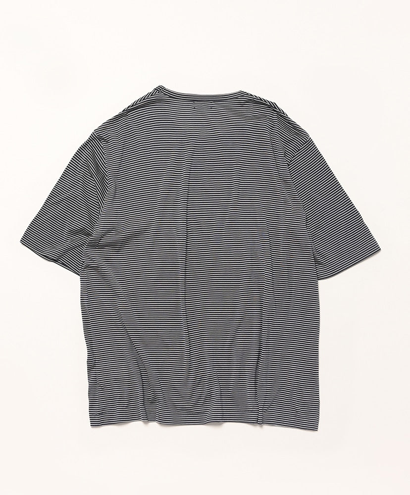 MAATEE&SONS SILK S/SLEEVE LOOSE TEE